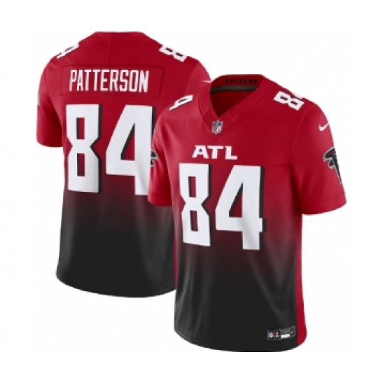Men's Nike Atlanta Falcons #84 Cordarrelle Patterson Red Black 2023 F.U.S.E. Vapor Untouchable Limited Football Stitched Jersey - Ujersey