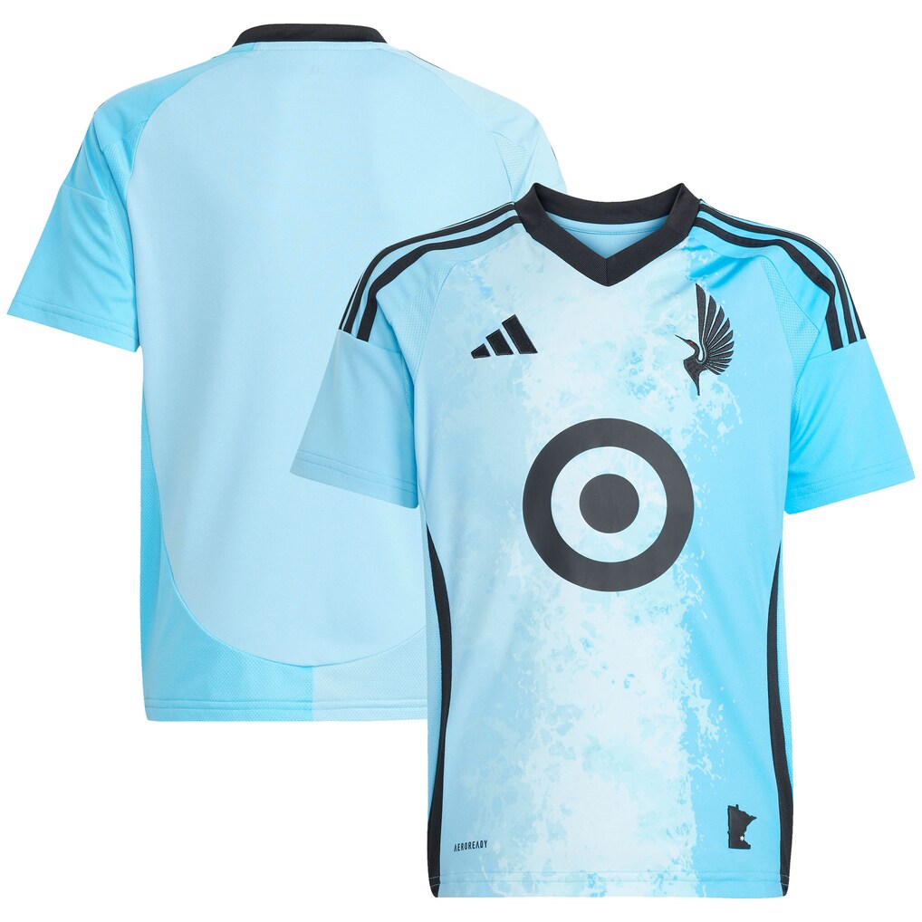 Youth Minnesota United FC adidas Blue 2025 CONVERGENCE Replica Jersey - Ujersey
