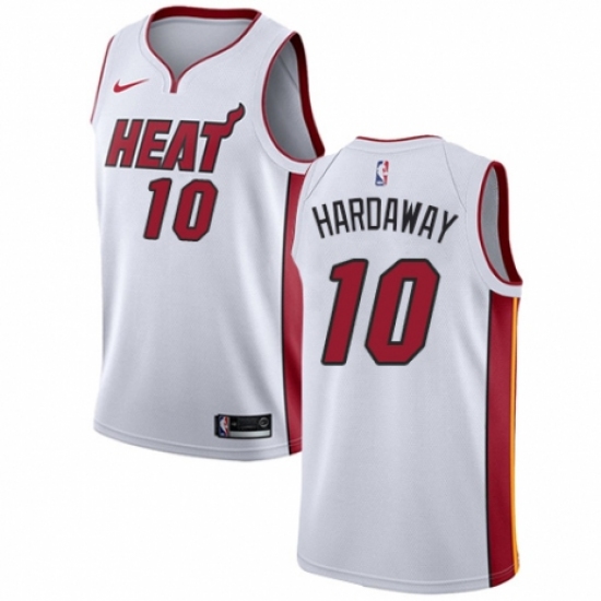 Men's Nike Miami Heat #10 Tim Hardaway Swingman NBA Jersey - Association Edition - Ujersey