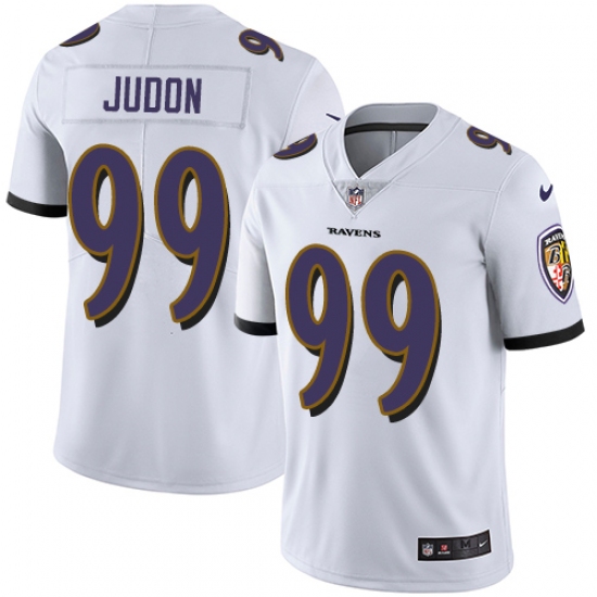 Men's Nike Baltimore Ravens #99 Matt Judon White Vapor Untouchable Limited Player NFL Jersey - Ujersey