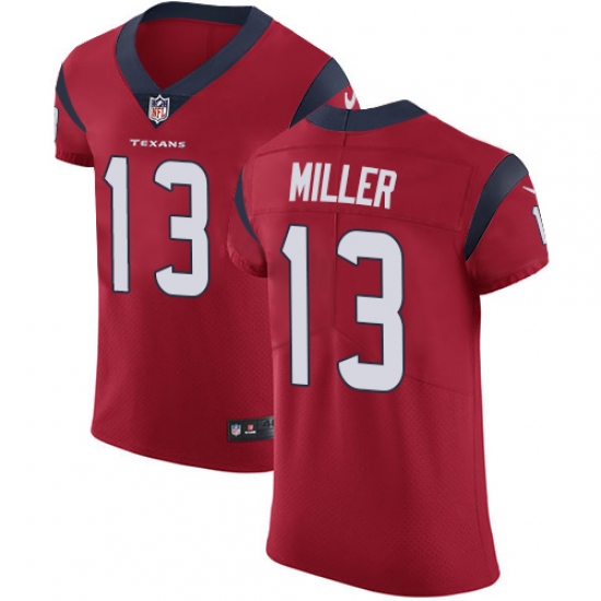 Men's Nike Houston Texans #13 Braxton Miller Red Alternate Vapor Untouchable Elite Player NFL Jersey