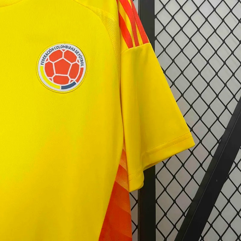 Colombia Soccer Jersey Home Custom Shirt Copa America 2024 - ujerseystore
