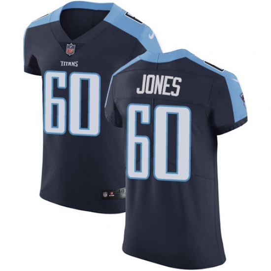 Men's Nike Tennessee Titans #60 Ben Jones Navy Blue Alternate Vapor Untouchable Elite Player NFL Jersey - Ujersey