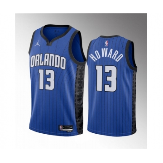 Men's Orlando Magic #13 Jett Howard Blue 2023 Draft Statement Edition Stitched Basketball Jersey - Ujersey