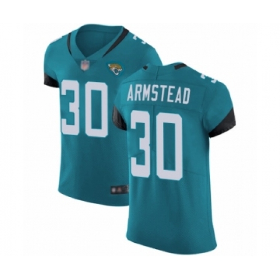 Men's Jacksonville Jaguars #30 Ryquell Armstead Teal Green Alternate Vapor Untouchable Elite Player Football Jersey - Ujersey