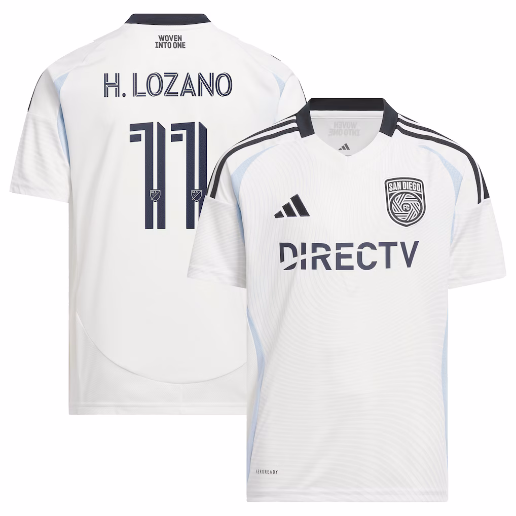 Youth Hirving Lozano adidas White 2025 Woven Into One Replica Player Jersey - Ujersey NHL