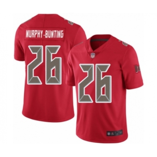Youth Tampa Bay Buccaneers #26 Sean Murphy-Bunting Limited Red Rush Vapor Untouchable Football Jersey - Ujersey