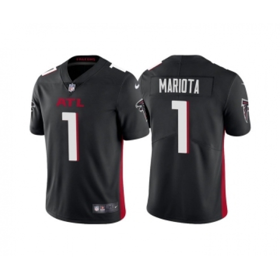 Men's Atlanta Falcons #1 Marcus Mariota Black Vapor Untouchable Limited Stitched Jersey