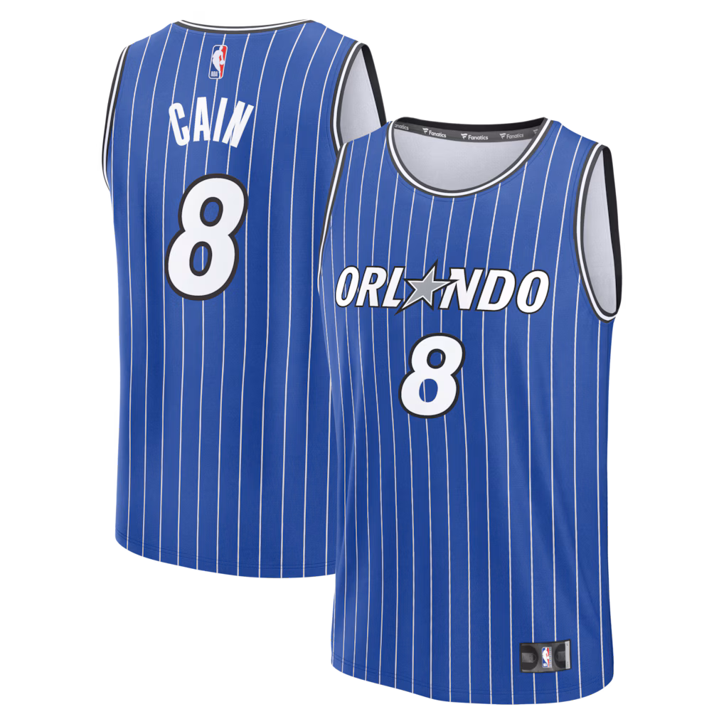 Men's Orlando Magic Jamal Cain Fanatics Blue Fast Break Jersey - Icon Edition