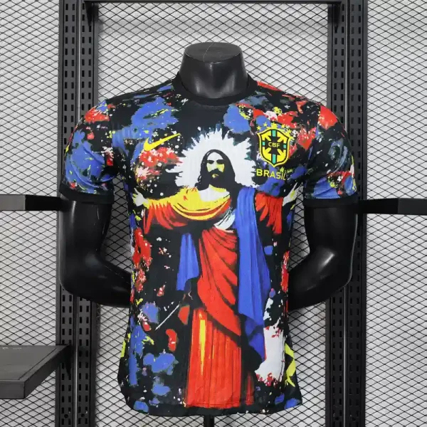 Brazil  Soccer Jersey Jesus Special Edition Shirt 2025 - Ujersey NHL
