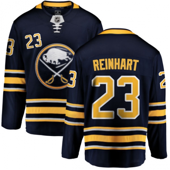 Youth Buffalo Sabres #23 Sam Reinhart Fanatics Branded Navy Blue Home Breakaway NHL Jersey - Ujersey