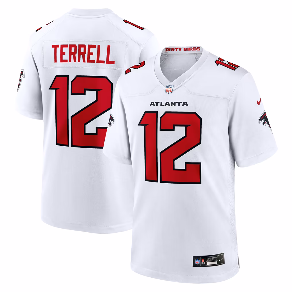 Men's Atlanta Falcons Avieon Terrell Nike White Game Jersey - Ujersey
