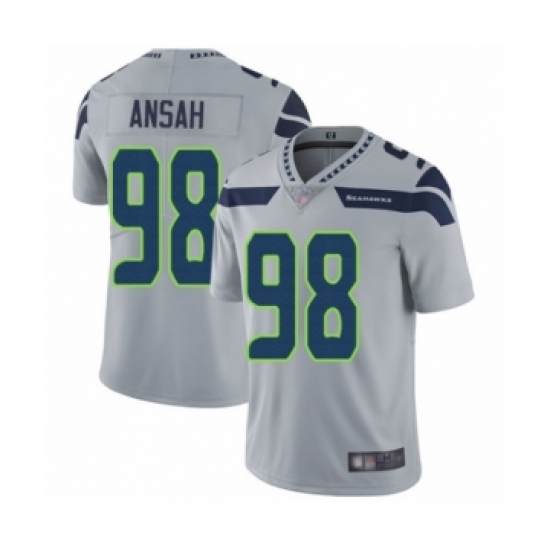 Youth Seattle Seahawks #98 Ezekiel Ansah Grey Alternate Vapor Untouchable Limited Player Football Jersey - Ujersey