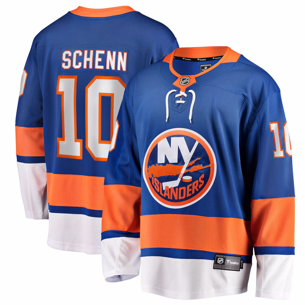 Men's New York Islanders Brayden Schenn Fanatics Blue Home Breakaway Jersey - ujerseystore