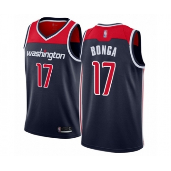 Women's Washington Wizards #17 Isaac Bonga Swingman Navy Blue Basketball Jersey Statement Edition - Ujersey