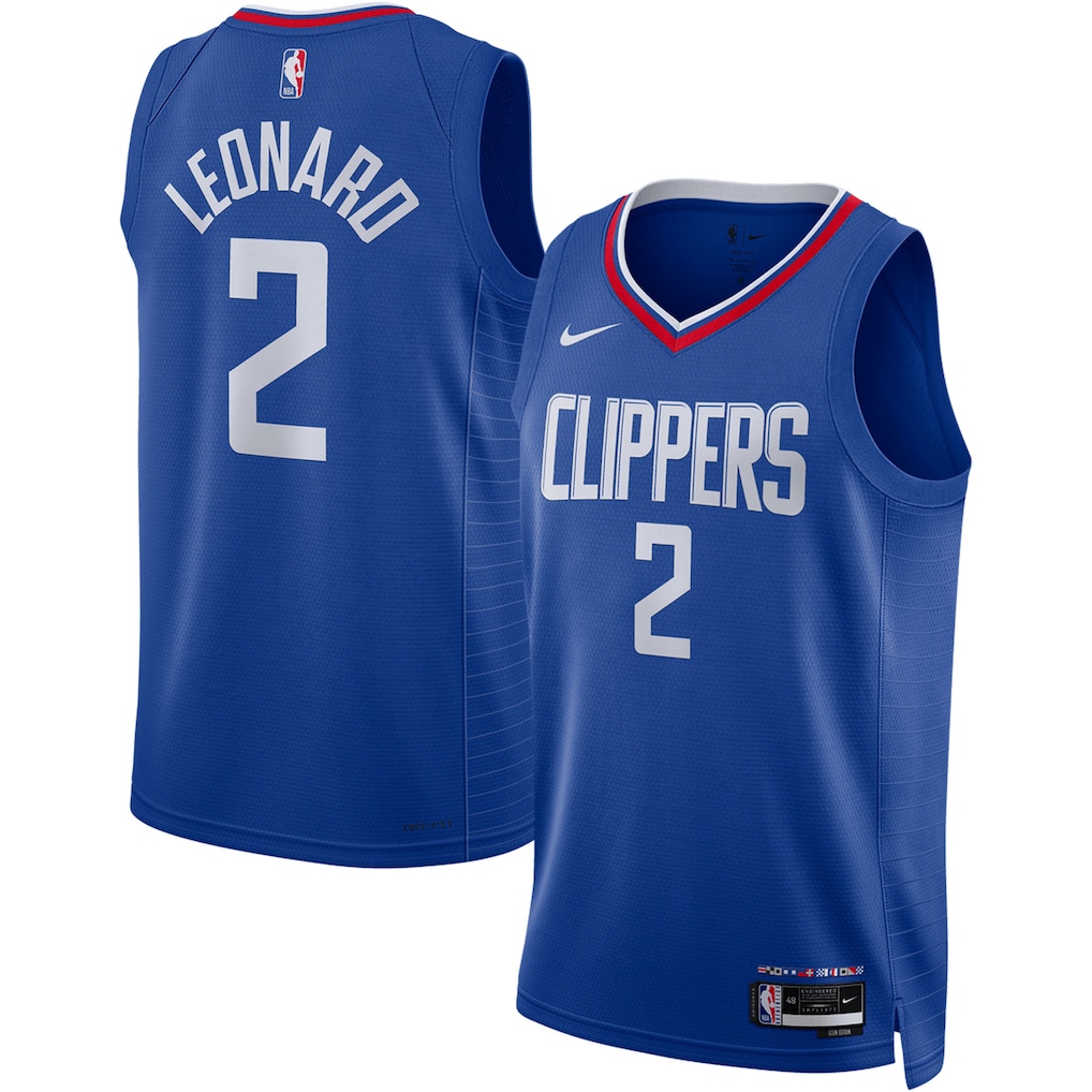 Unisex LA Clippers Kawhi Leonard Nike Royal Swingman Jersey - Icon Edition - ujerseystore