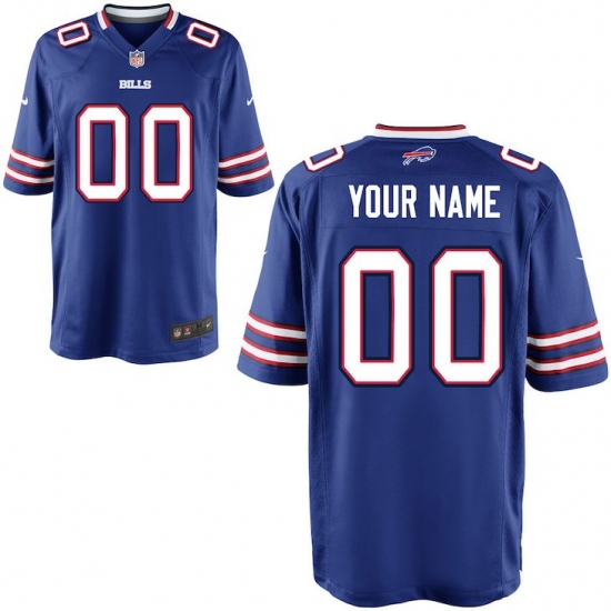 Men's Buffalo Bills Nike Royal Custom Game Jersey - Ujersey