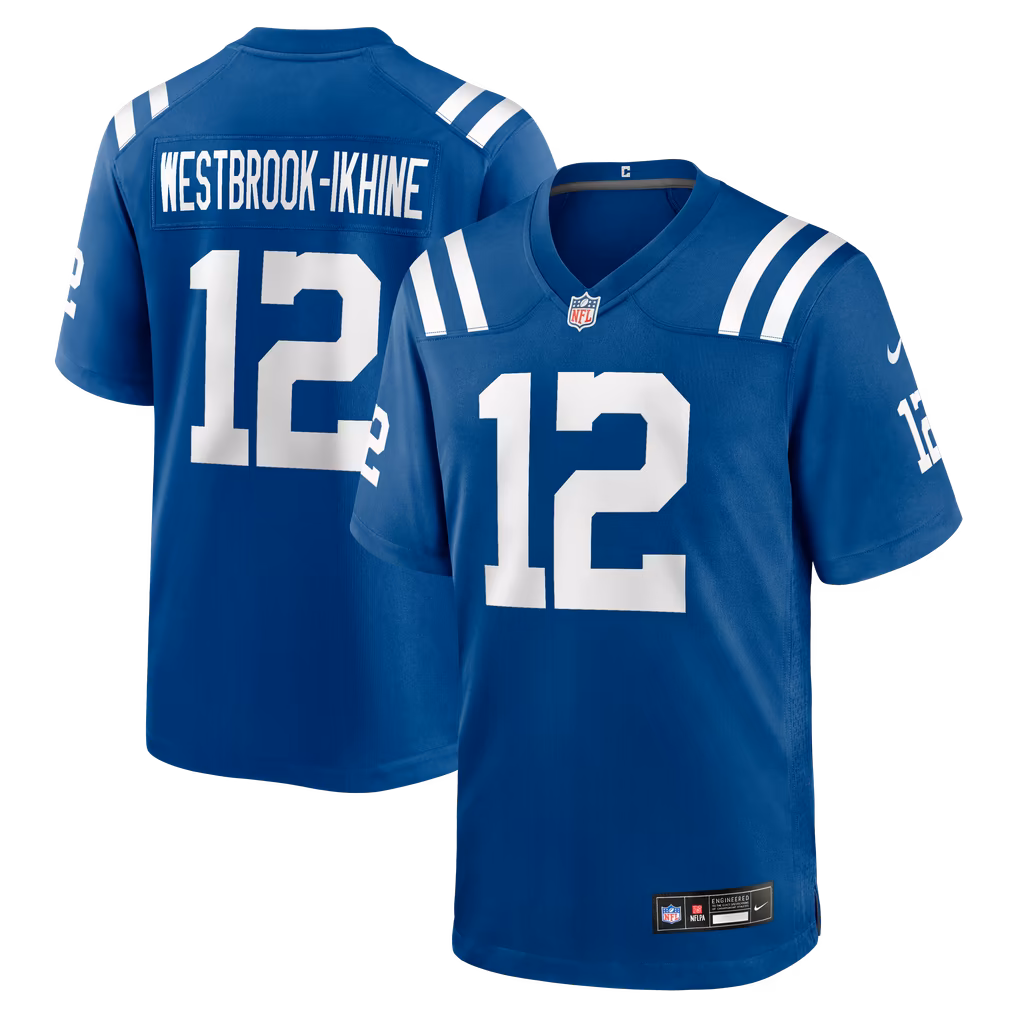 Men's Indianapolis Colts Nick Westbrook-Ikhine Nike Royal Team Game Jersey