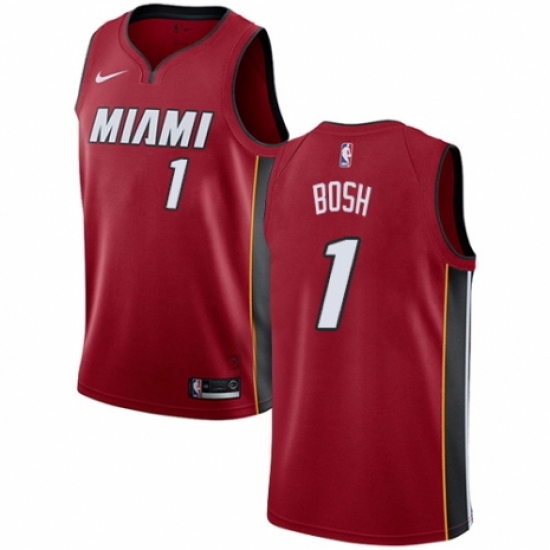 Youth Nike Miami Heat #1 Chris Bosh Swingman Red NBA Jersey Statement Edition - Ujersey