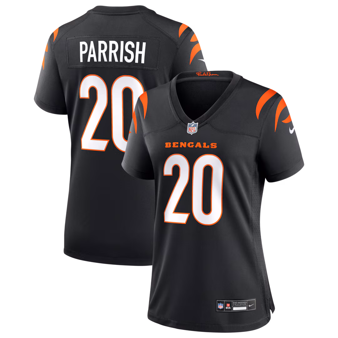 Women's Cincinnati Bengals Lemar Parrish Nike Black Team Retired Game Jersey - Ujersey