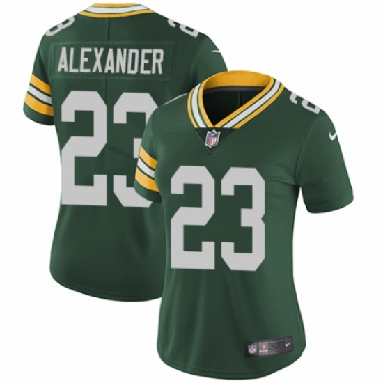 Women's Nike Green Bay Packers #23 Jaire Alexander Green Team Color Vapor Untouchable Elite Player NFL Jersey - Ujersey