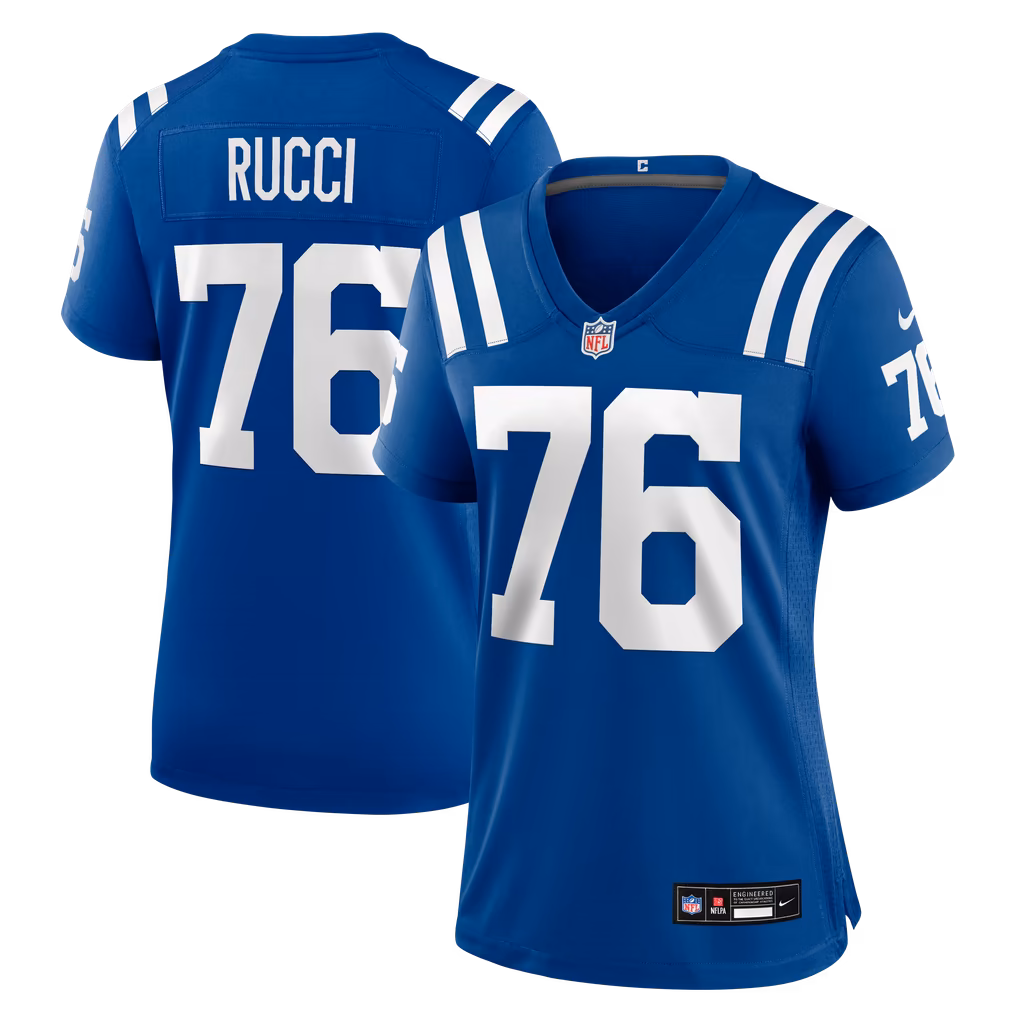 Women's Indianapolis Colts Nolan Rucci Nike Royal Team Game Jersey - U-jersey