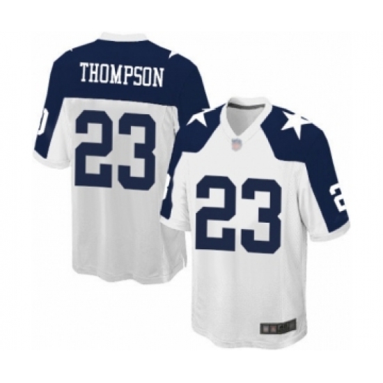 Men's Dallas Cowboys #23 Darian Thompson Game White Throwback Alternate Football Jerseyey - Ujersey