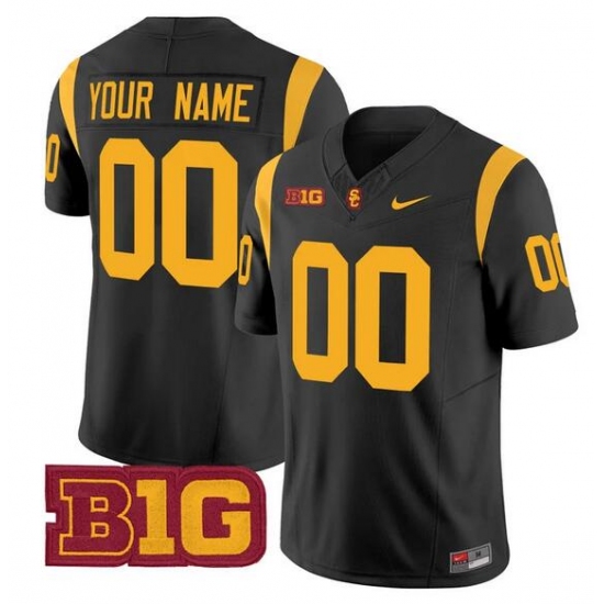 Men's USC Trojans ACTIVE PLAYER Custom Black 2024 F.U.S.E. Vapor Limited Stitched Jersey - Ujersey