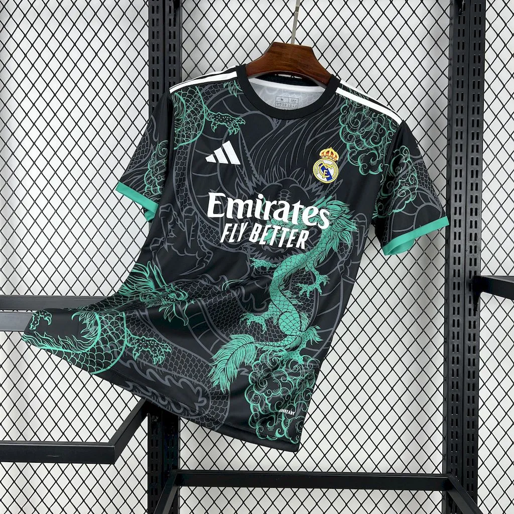 Real Madrid Soccer Jersey Dragon Special Edition Custom Shirt 2025/26 - Ujersey NHL