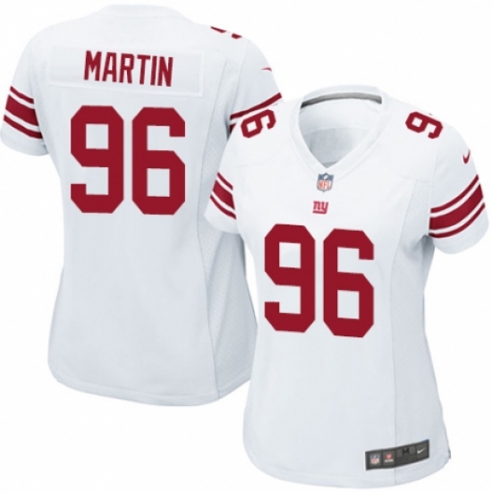 Women's Nike New York Giants #96 Kareem Martin Game White NFL Jersey - Ujersey