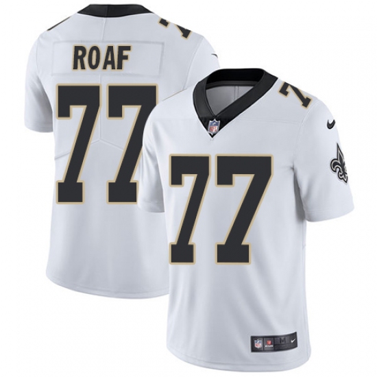 Youth Nike New Orleans Saints #77 Willie Roaf White Vapor Untouchable Limited Player NFL Jersey - Ujersey