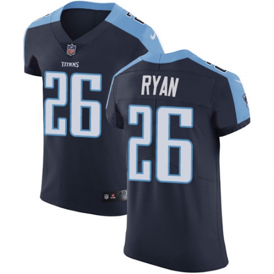 Men's Nike Tennessee Titans #26 Logan Ryan Navy Blue Alternate Vapor Untouchable Elite Player NFL Jersey - Ujersey