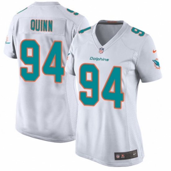 Women's Nike Miami Dolphins #94 Robert Quinn Game White NFL Jersey - Ujersey