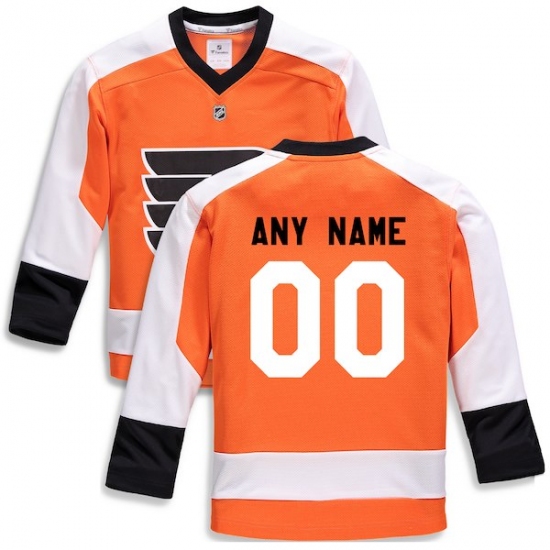 Youth Philadelphia Flyers Fanatics Branded Orange Home Replica Custom Jersey - Ujersey