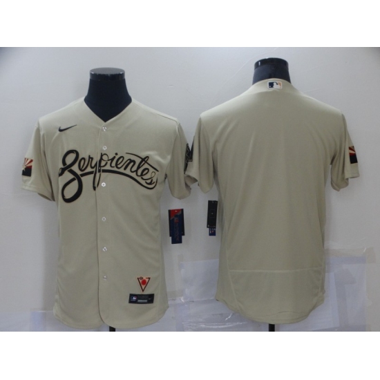 Men's Arizona Diamondbacks Blank Gold City Connect Replica Player Jersey - Ujersey