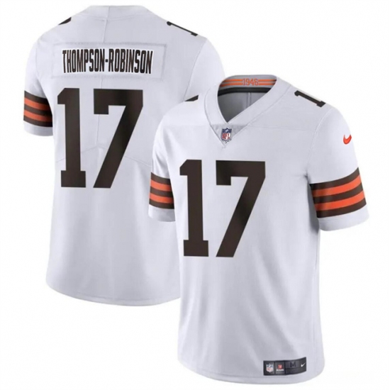 Men's Cleveland Browns #17 Dorian Thompson-Robinson White Vapor Untouchable Limited Football Stitched Jersey - Ujersey