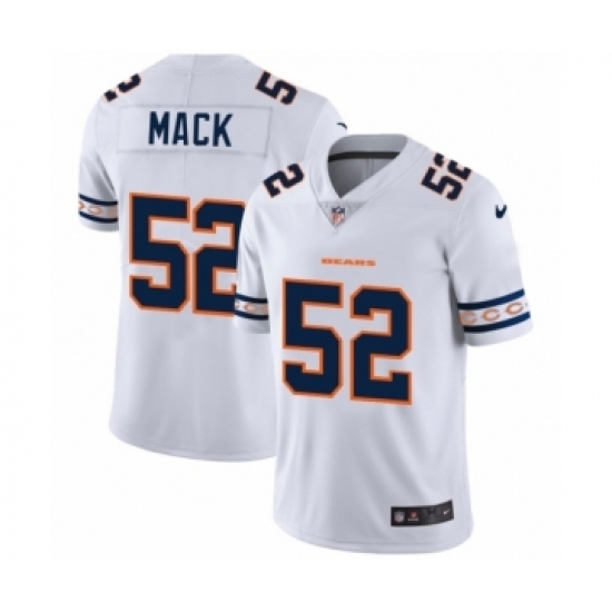 Men's Chicago Bears #52 Khalil Mack White Team Logo Cool Edition Jersey - Ujersey