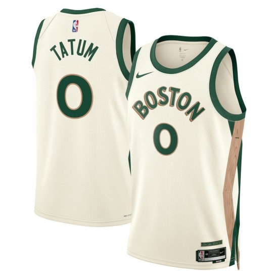 Men's Boston Celtics #0 Jayson Tatum White Draft Association Edition Stitched Basketball Jersey - Ujersey