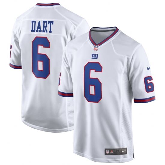 Men's New York Giants Jaxson Dart Nike White Alternate Vintage White Game Jersey - Ujersey