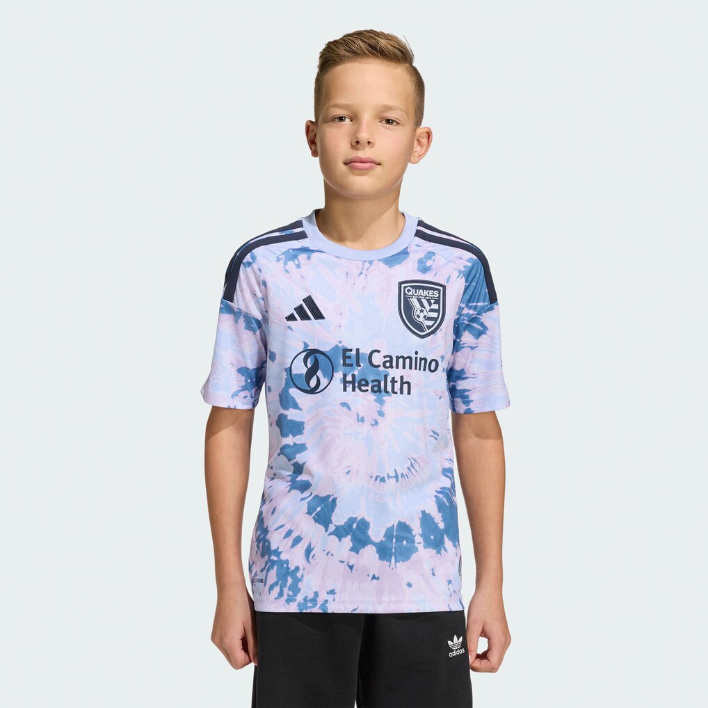 Youth San Jose Earthquakes adidas Light Blue 2026 The Dead Kit Replica Jersey - Ujersey