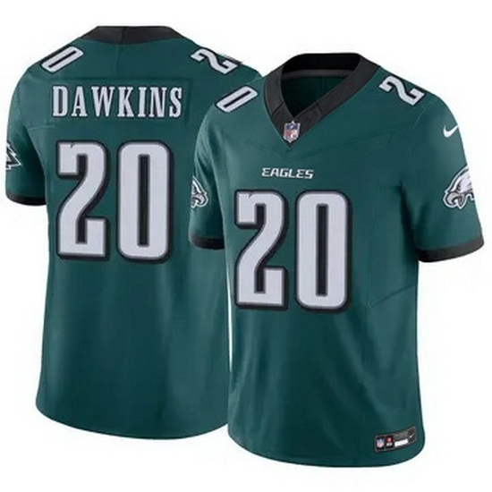 Youth Philadelphia Eagles #20 Brian Dawkins Green F U S E Stitched NFL Jersey