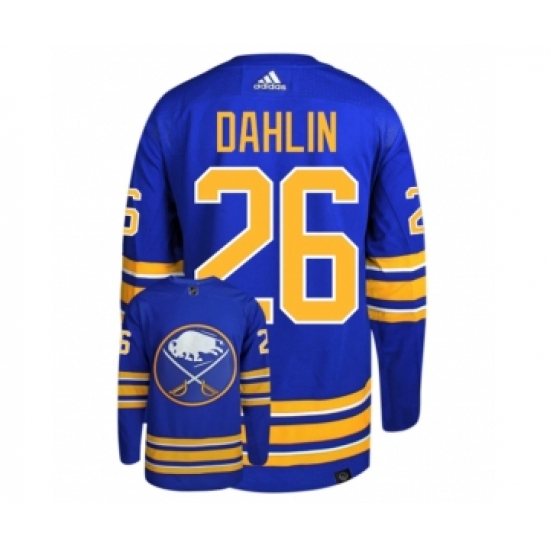 Men's Buffalo Sabres #26 Rasmus Dahlin Blue Stitched Jersey - Ujersey