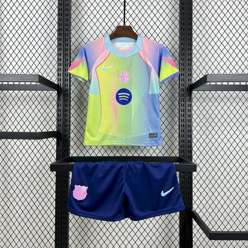 Barcelona Special Edition Soccer Kids Kit Jersey+Shorts 2025/26