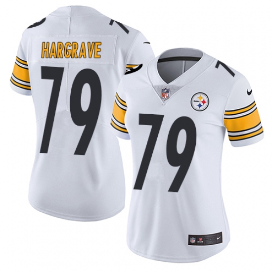Women's Nike Pittsburgh Steelers #79 Javon Hargrave Elite White NFL Jersey - Ujersey