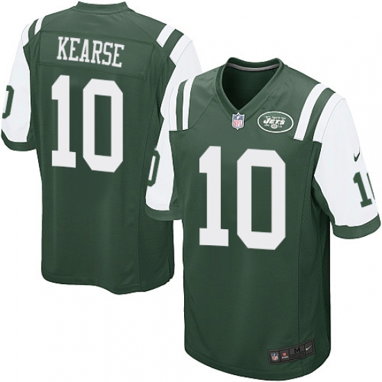 Men's Nike New York Jets #10 Jermaine Kearse Game Green Team Color NFL Jersey - Ujersey