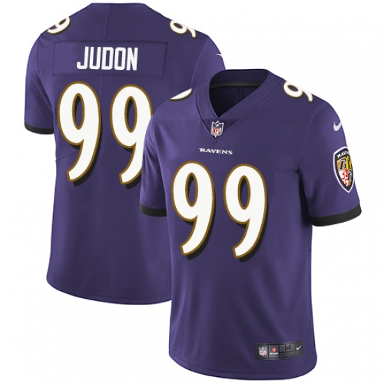 Men's Nike Baltimore Ravens #99 Matt Judon Purple Team Color Vapor Untouchable Limited Player NFL Jersey - Ujersey