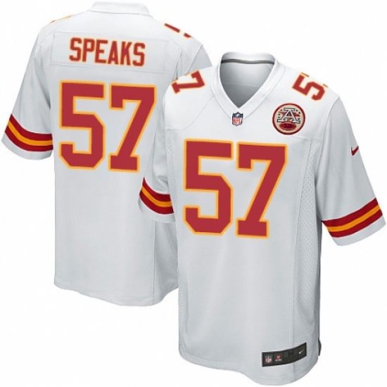Men's Nike Kansas City Chiefs #57 Breeland Speaks Game White NFL Jersey - Ujersey