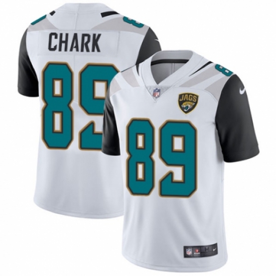 Men's Nike Jacksonville Jaguars #89 DJ Chark White Vapor Untouchable Limited Player NFL Jersey - Ujersey