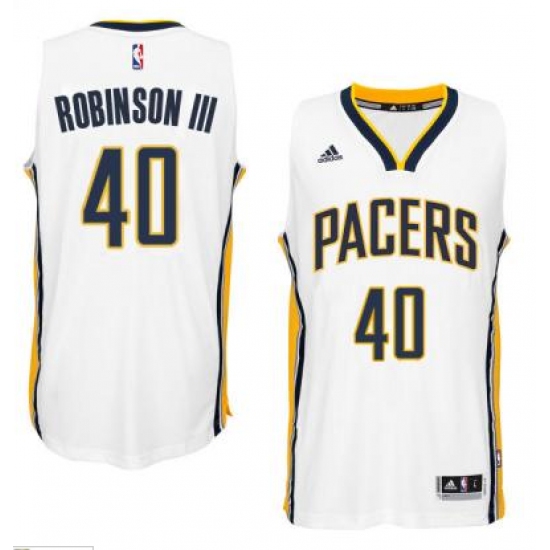 Men's Indiana Pacers #40 Glenn Robinson III adidas White Player Swingman Home Jersey - Ujersey