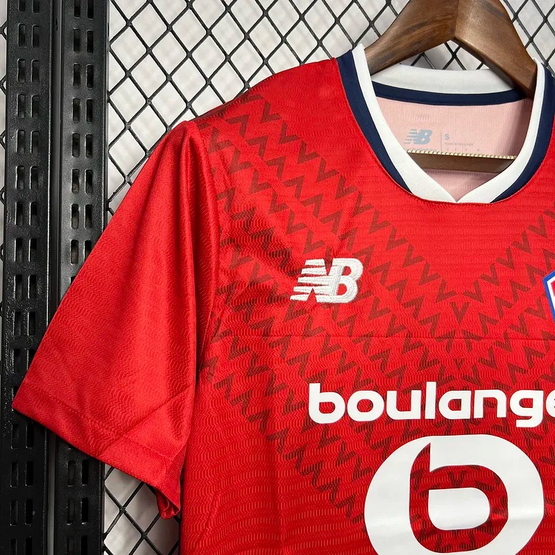 Lille OSC Soccer Jersey Home Custom Shirt 2024/25 - ujerseystore
